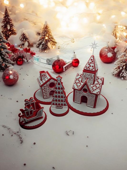 Christmas Village Set